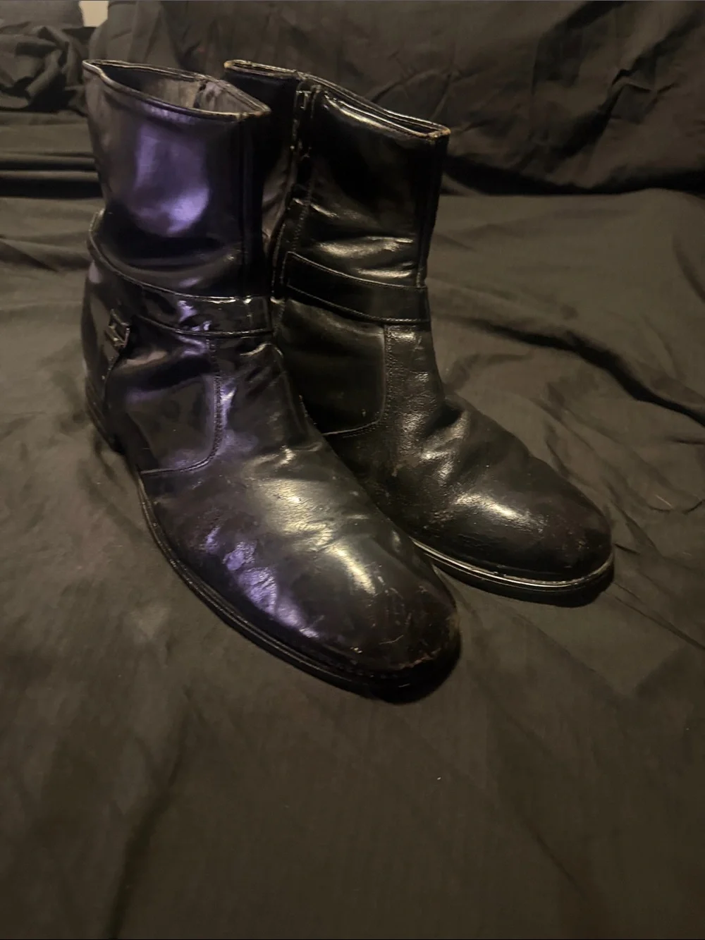 Authentic Ann Demeulemeester Curved Multi-Zip Ankle Boots Vintage